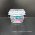 High Quality Food Grade Clear Plastic Disposable 4oz/140ml smoothie cups with lids for wholesale